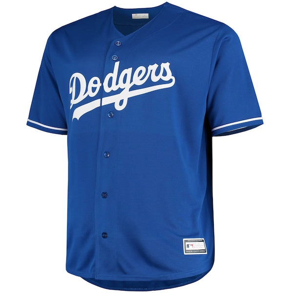 Los Angeles Dodgers Big & Tall Replica Alternate Team Jersey - Royal - Image 2