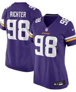 Bo Richter Minnesota Vikings Nike Women's Team Game Jersey -  Purple