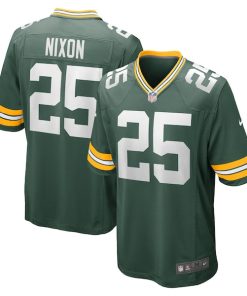 Keisean Nixon Green Bay Packers Nike Game Player Jersey - Green