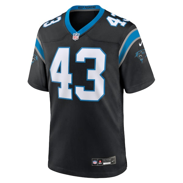 Luiji Vilain Carolina Panthers Nike Game Jersey - Black - Image 2