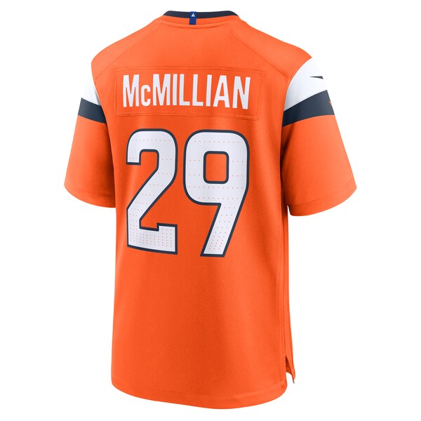 Ja'Quan McMillian Denver Broncos Nike Team Game Jersey - Orange - Image 3