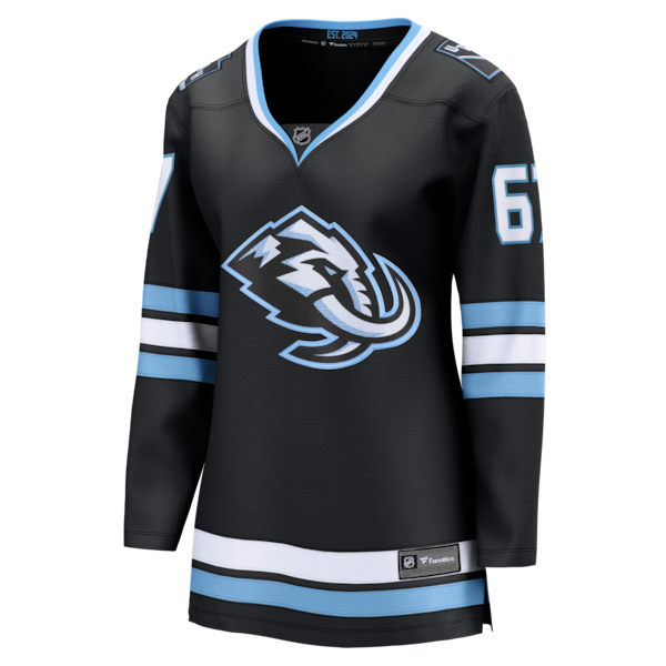 Lawson Crouse Utah Mammoth Women's Home Breakaway Player Jersey - Black - Image 2