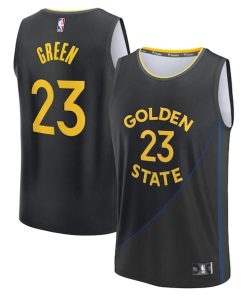 Draymond Green Golden State Warriors  Fast Break Replica Player Jersey - Statement Edition - Black
