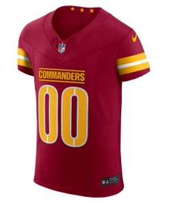 Alternative view of Washington Commanders Nike Team Vapor F.U.S.E. Elite Custom Jersey -  Burgundy