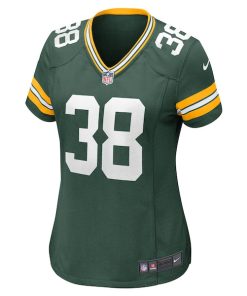Alternative view of Zayne Anderson Green Bay Packers Nike Women's Team Game Jersey -  Green