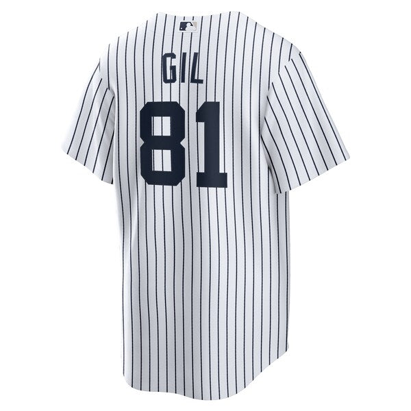 Luis Gil New York Yankees Nike Home Replica Jersey - White - Image 3