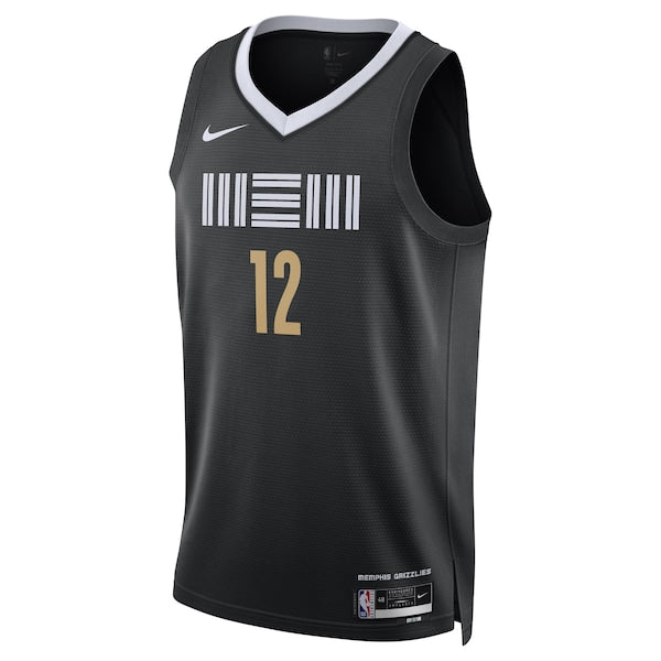 Ja Morant Memphis Grizzlies Nike Unisex 2023/24 Swingman Jersey - Black - City Edition - Image 2