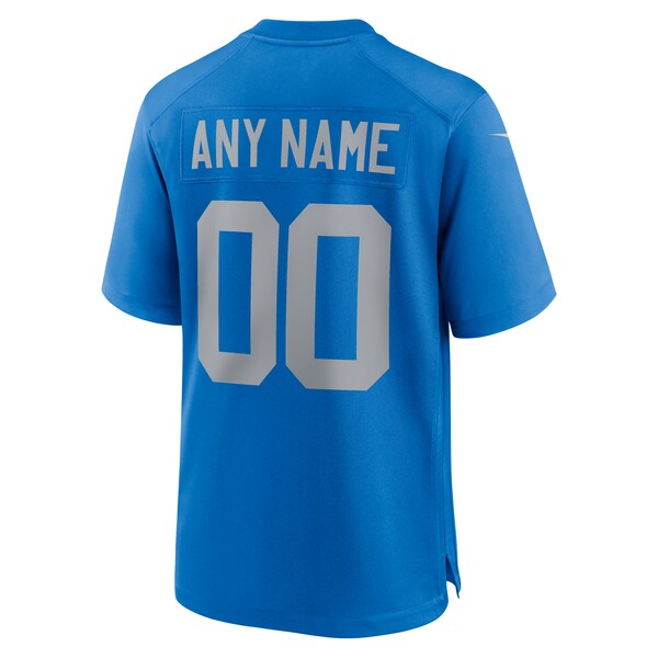 Detroit Lions Nike Alternate Custom Game Jersey - Blue - Image 3