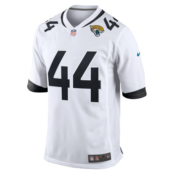 Travon Walker Jacksonville Jaguars Nike Player Game Jersey - White/Black/Teal - Image 3