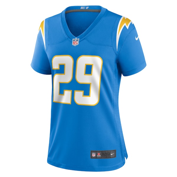 Chris Wilcox Los Angeles Chargers Nike Women's Team Game Jersey - Powder Blue - Image 2