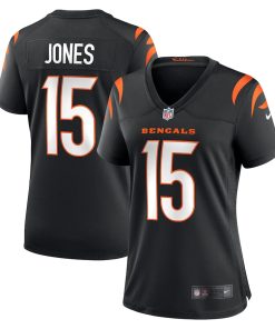 Charlie Jones Cincinnati Bengals Nike Women's Team Game Jersey -  Black