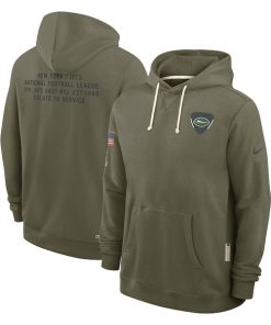New York Jets Nike 2025 Salute to Service Sideline Standard Issue Dri-FIT Hoodie - Olive