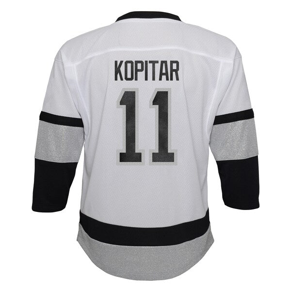 Anze Kopitar Los Angeles Kings Preschool 2021/22 Alternate Replica Player Jersey - White - Image 3
