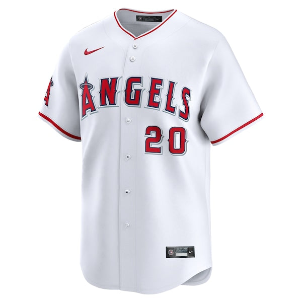 Jared Walsh Los Angeles Angels Nike Home Limited Player Jersey - White - Image 2