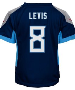 Alternative view of Will Levis Tennessee Titans Nike Preschool Game Jersey - Navy/Light Blue