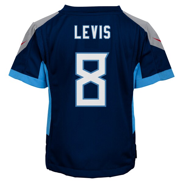Will Levis Tennessee Titans Nike Preschool Game Jersey - Navy/Light Blue - Image 2