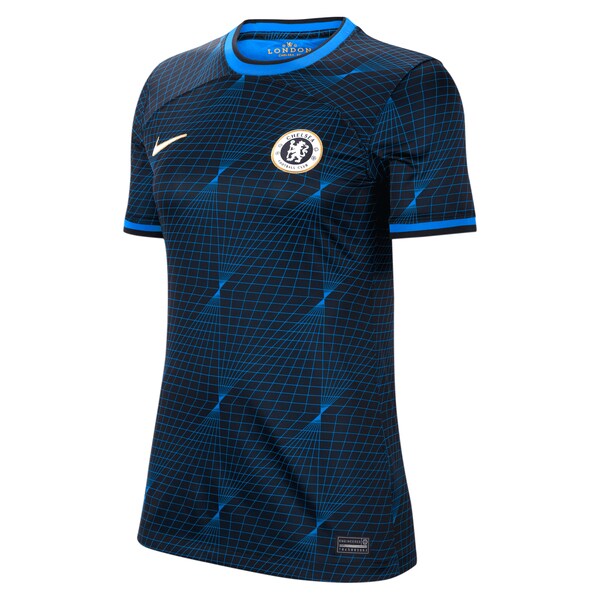 Mois¨¦s Caicedo Chelsea Nike Women's 2023/24 Away Stadium Replica Player Jersey - Navy/Blue - Image 3
