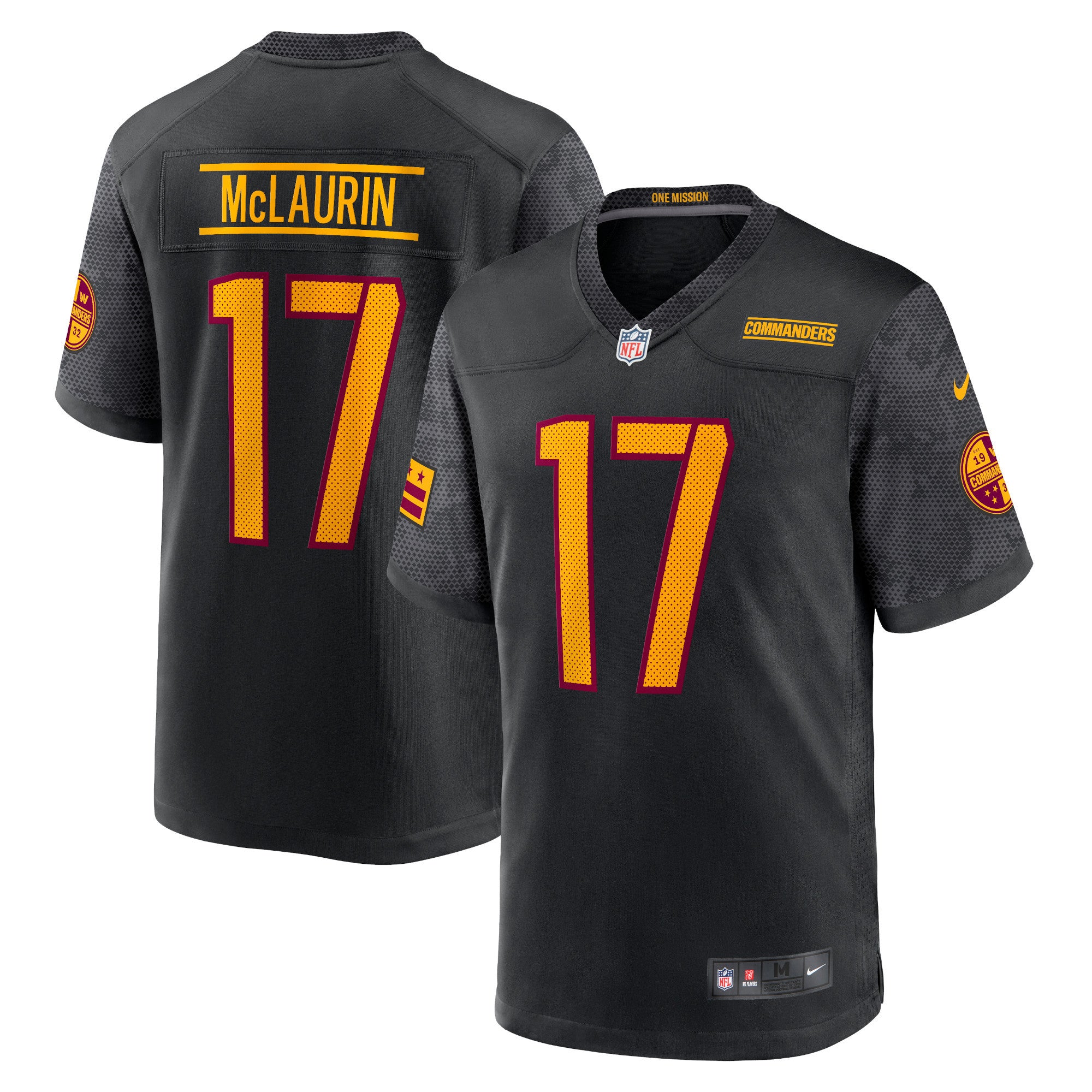 Terry McLaurin Washington Commanders Nike Youth Game Jersey - Burgundy/Black - Image 6