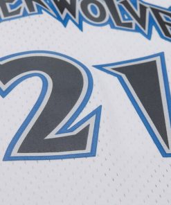 Alternative view of Kevin Garnett Minnesota Timberwolves  Hardwood Classics Swingman Jersey - White