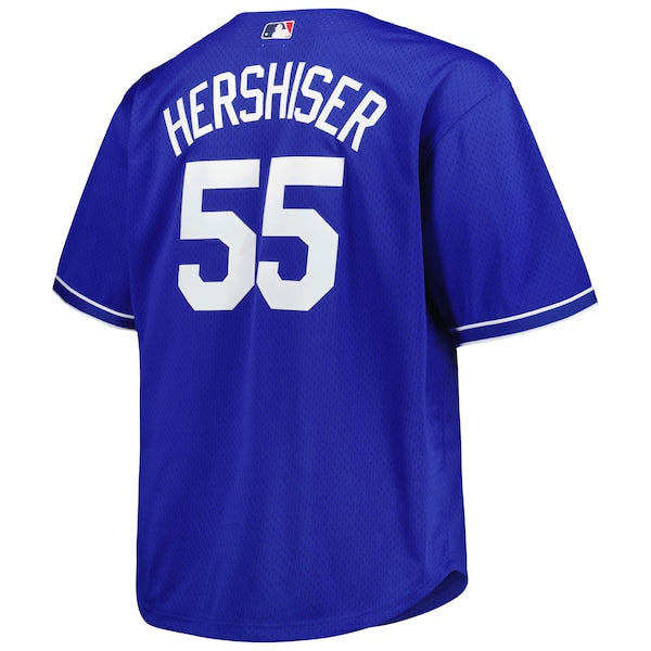 Orel Hershiser Los Angeles Dodgers Big & Tall Cooperstown Collection Batting Practice Replica Jersey - Royal - Image 3