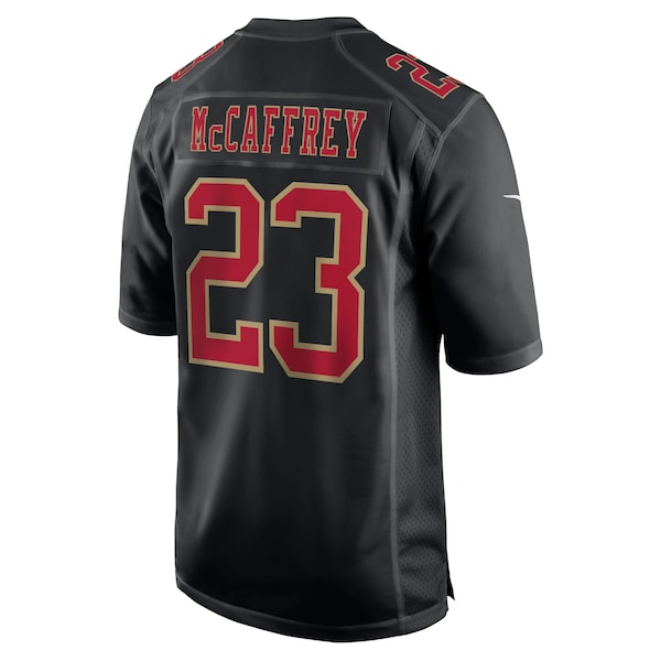 Christian McCaffrey San Francisco 49ers Nike Super Bowl LVIII Carbon Fashion Game Player Jersey - Black - Image 3