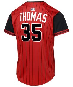 Alternative view of Frank Thomas Chicago White Sox Youth 2025 City Connect Limited Player Jersey - Red/Black