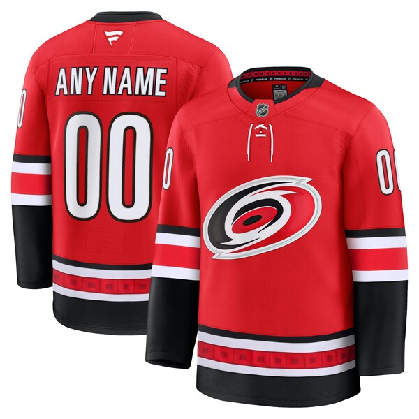 Carolina Hurricanes Alternate Premium Custom Jersey - Red/Black/White - Image 3