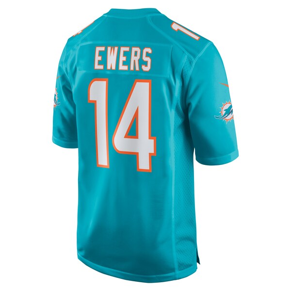Quinn Ewers Miami Dolphins Nike Team Game Jersey - Aqua - Image 3