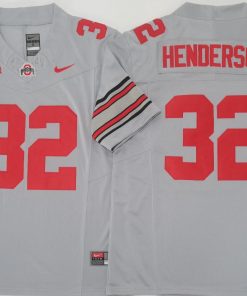TreVeyon Henderson NCAA Ohio State Buckeyes Nike Vapor Limited Jersey