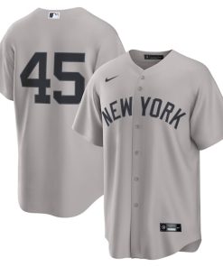 Gerrit Cole New York Yankees Nike Road Replica Jersey - Gray