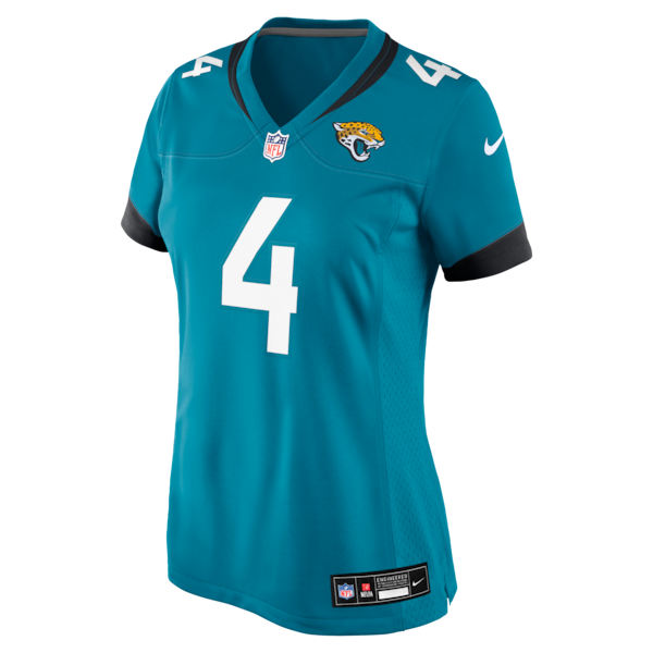 Juan Thornhill Jacksonville Jaguars Nike Women's Team Game Jersey - Teal - Image 2