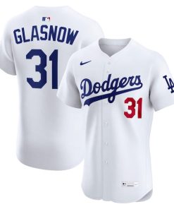 Tyler Glasnow Los Angeles Dodgers Nike Home Elite Jersey - White