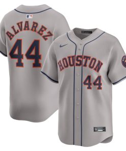 Yordan Alvarez Houston Astros Nike Road Limited Player Jersey - Gray