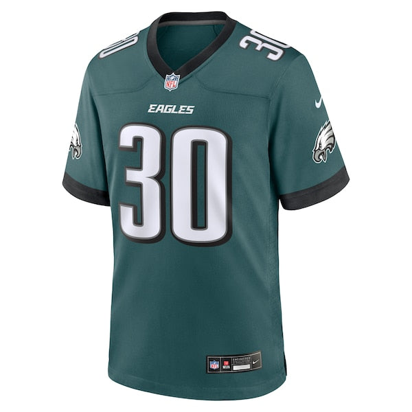 Quinyon Mitchell Philadelphia Eagles Nike 2024 NFL Draft First Round Pick Player Game Jersey - Midnight Green - Image 2