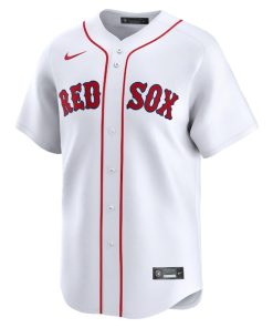 Alternative view of Rafael Devers Boston Red Sox Nike Home Limited Player Jersey - White