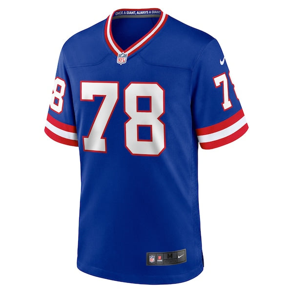 Andrew Thomas New York Giants Nike Classic Player Game Jersey - Royal - Image 2