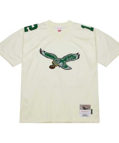 Alternative view of Randall Cunningham Philadelphia Eagles Chainstitch Legacy Jersey - Cream