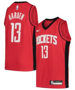 James Harden Houston Rockets Nike Youth Team Swingman Jersey - Icon Edition - Red