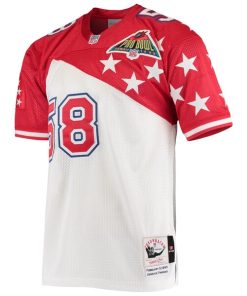 Alternative view of Derrick Thomas AFC 1995 Pro Bowl Authentic Jersey - White/Red