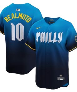 J.T. Realmuto Philadelphia Phillies Nike City Connect Limited Jersey - Navy