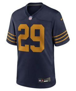 Alternative view of Xavier McKinney Green Bay Packers Nike The 1923 Classic Game Jersey - Navy