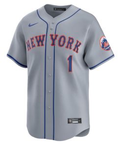Alternative view of Jeff McNeil New York Mets Nike Away Limited Player Jersey - Gray