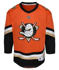 Alternative view of Anaheim Ducks Outerstuff Preschool Home Replica Jersey - Orange