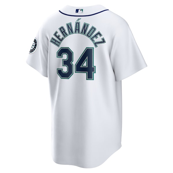 Felix Hernandez Seattle Mariners Nike 2023 Hall of Fame Home Replica Player Jersey - White - Image 3