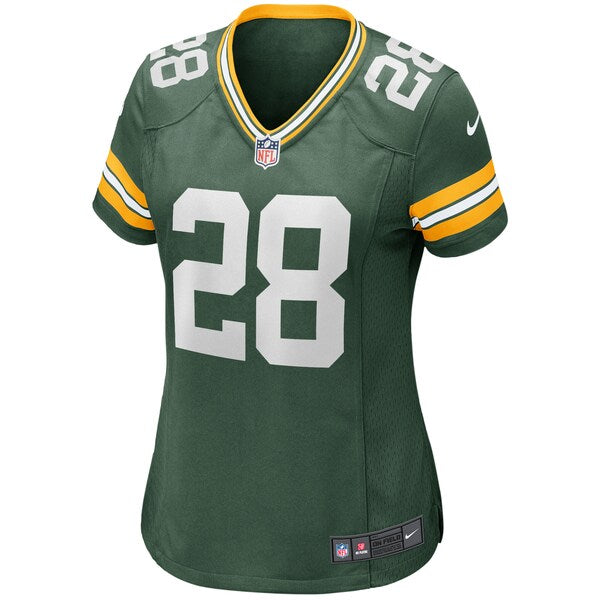 AJ Dillon Green Bay Packers Nike Women's Player Game Jersey - Green - Image 2
