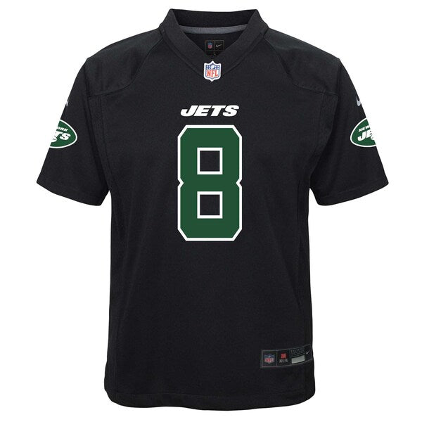 Aaron Rodgers New York Jets Nike Youth Game Jersey - Black/Green/White - Image 3