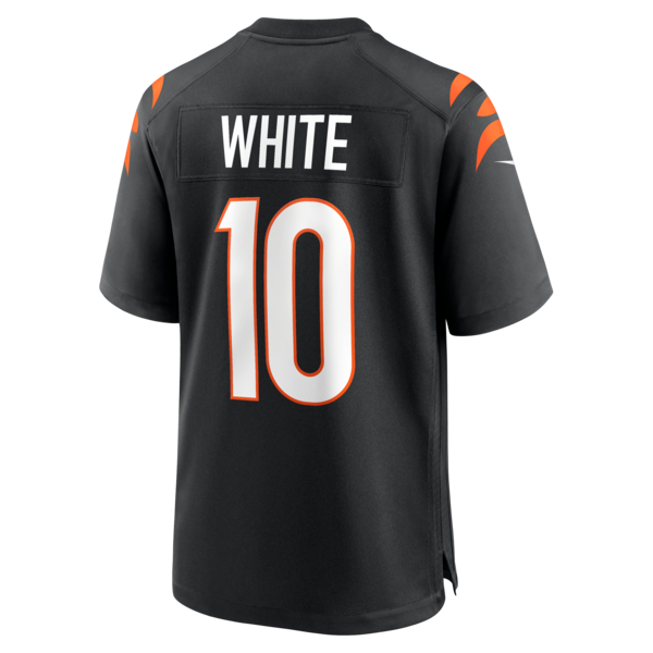 Mike White Cincinnati Bengals Nike Team Game Jersey - Black - Image 3
