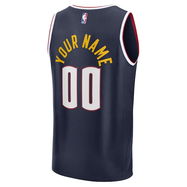 Denver Nuggets Fast Break Custom Jersey Icon Edition - Navy/Blue - Image 4