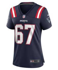 Alternative view of Hayden Howerton New England Patriots Nike Women's Home Game Player Jersey - Navy