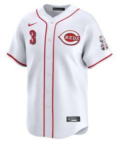 Alternative view of Ke'Bryan Hayes Cincinnati Reds Nike Home Limited Player Jersey - White